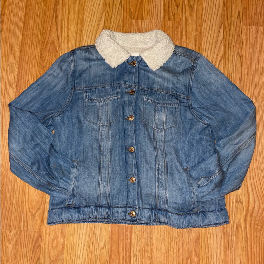 Altar'd State Sherpa Jean Jacket